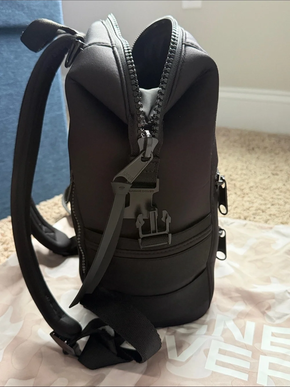 Dagne Dover Black Compact backpack Baby Bag